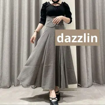 dazzlin 초커 개더 코르셋 원피스