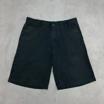 NAUTICA 노티카 무지 하프 팬츠 구제 의류 블랙 W32