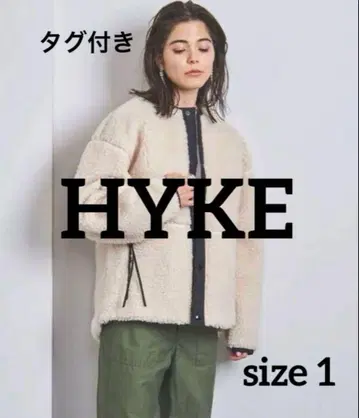 미사용 택 포함 HYKE 하이크 보아 숏코트 사이즈 1
