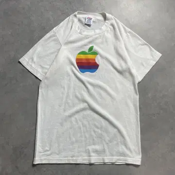 80s USA제 APPLE 사과 기업 빈티지 T-셔츠