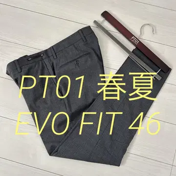 봄/여름 PT01 EVO FIT 그레이 윈드페인 46 슬랙스 팬츠