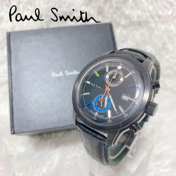 PaulSmith 스위스 컬렉션 캠브리지 크로노그래프 블랙