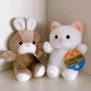 요시토쿠 레트로 봉제 인형 컬렉션 mini (크리미 고양이/캔디)