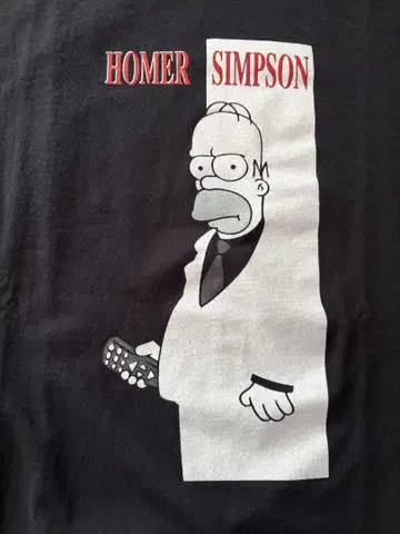 심슨 Simpsons 티셔츠 스카페이스 scarface 구제 의류