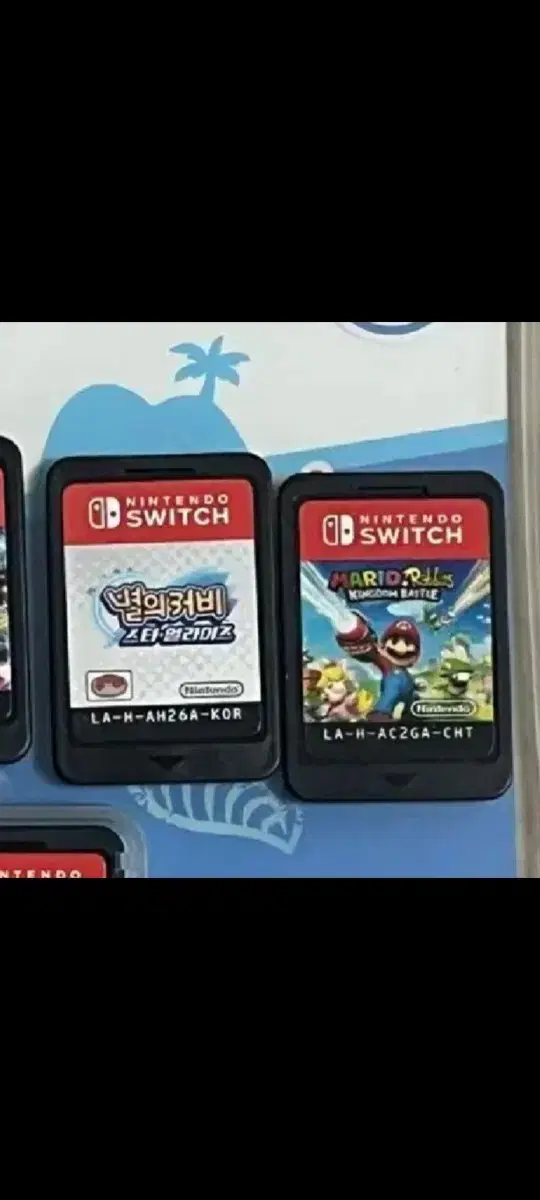 Nintendo Switch game chips, 2 in bulk