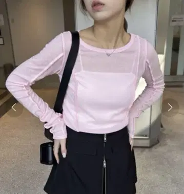 CAPRICIEUXLEMAGE 레마쥬 파이핑 롱 T