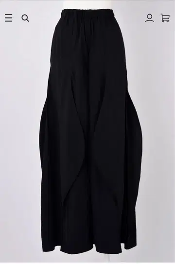 엔폴드 WAVE DRAPE TROUSERS
