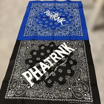 PHATRINK. 반다나 파랑 블랙 2색 세트