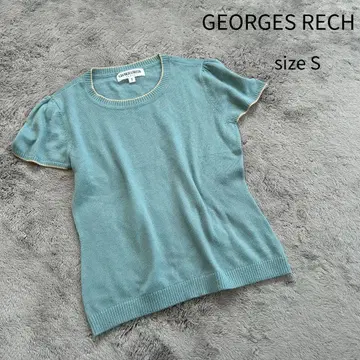 GEORGES RECH 조르주 레쉬 반팔 니트 니트탑 S