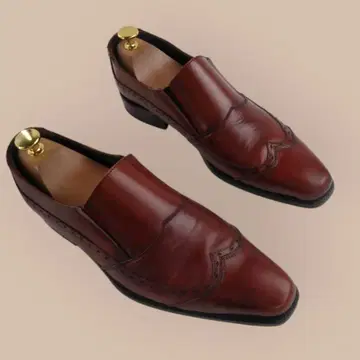 boston 다크 브라운 가죽 로퍼 25cm