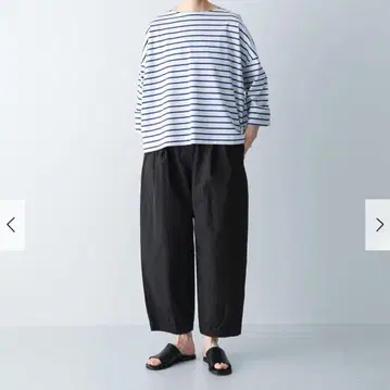카구레 코튼 크롭 팬츠