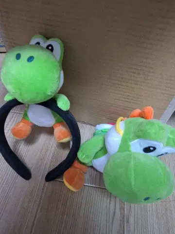 요시 머리띠 봉제 인형 세트