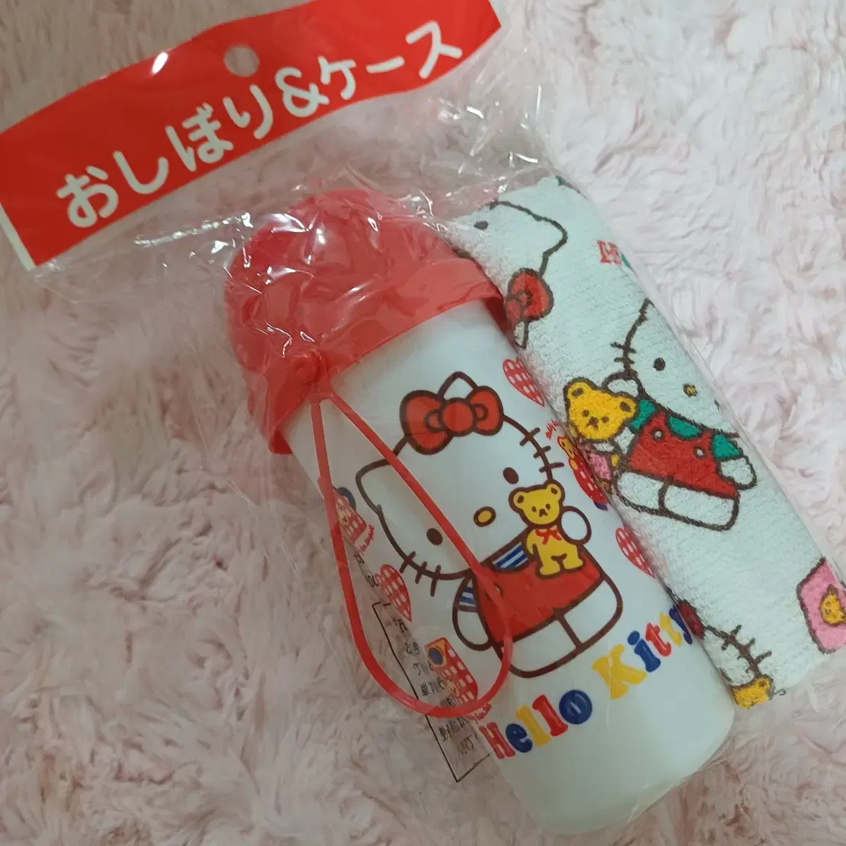 Vintage Kitty Handkerchief + Case