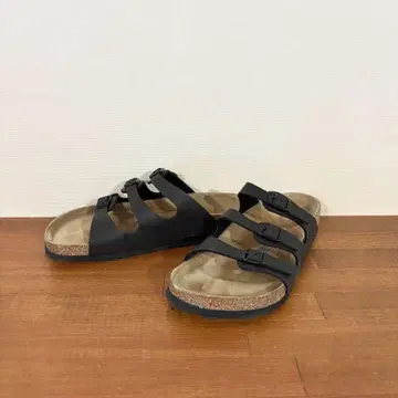 컨디션 최상 버켄스탁 플로리다 25.0cm 블랙