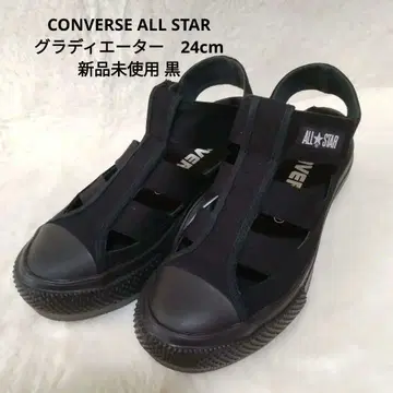 CONVERSE ALL STAR 글래디에이터 24cm 미사용 새상품 블랙