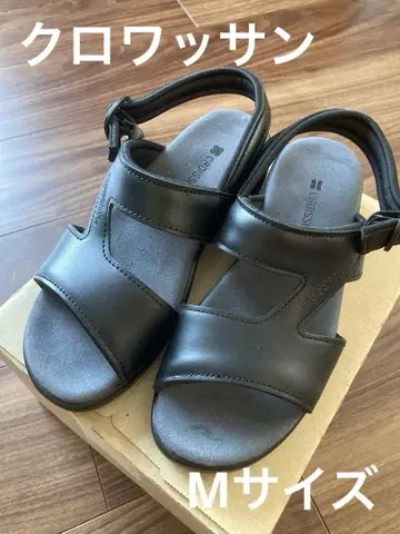크루아상 컴포트 샌들 블랙 M 사이즈