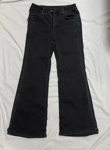 Y2K 플레어 청바지 부츠 컷 데님