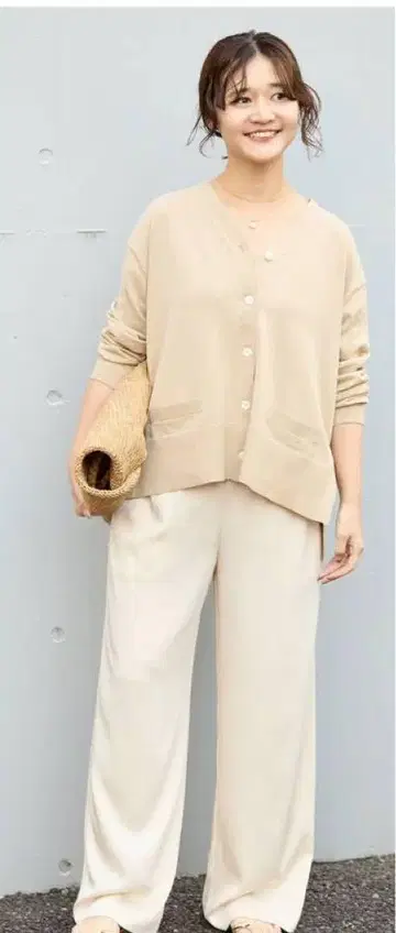 SLOBE IENA 새틴 이지 팬츠