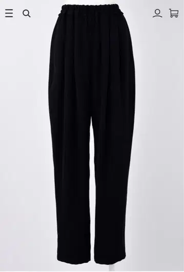 엔폴드 RELAX EGG WIDE PANTS