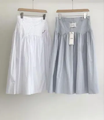 오래된 플레어 플레어 스커트