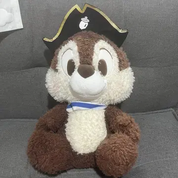 디즈니 칩 해적 모자 봉제 인형 빅 사이즈