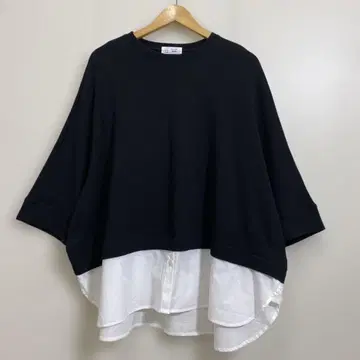 blancvert Studio 돌먼 레이어드 풀오버 튜닉