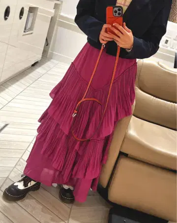 셀포드 티어드 스커트 38