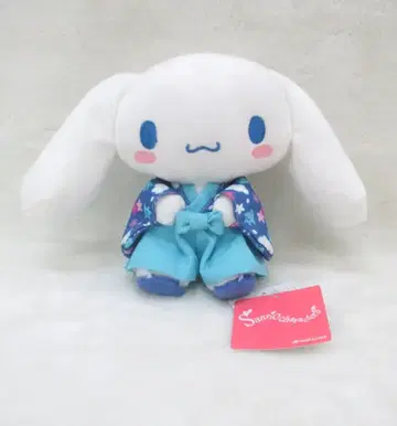 나카지마 코퍼레이션/산리오 시나모롤 하운드투스 체크 기모노 봉제 인형 S