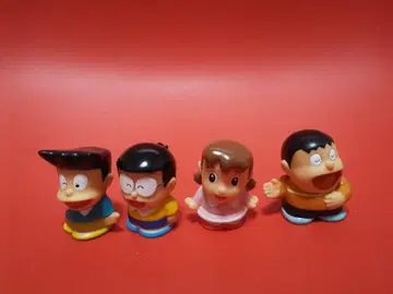 노비타, 시즈카, 시즈카, 자이언 손가락 인형 피규어 세트 4종