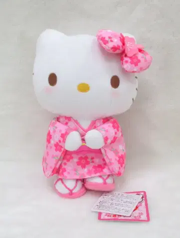 나카지마 코퍼레이션/산리오 헬로키티 벚꽃 기모노 봉제 인형 S