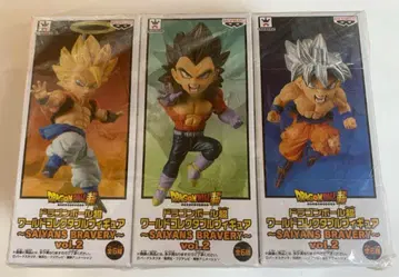 드래곤볼 초 월드 콜렉터블 피규어 SAIYANS BRAVERY2 3종