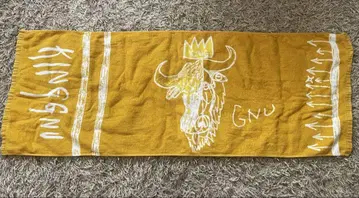 King Gnu 타월 옐로우 컬러