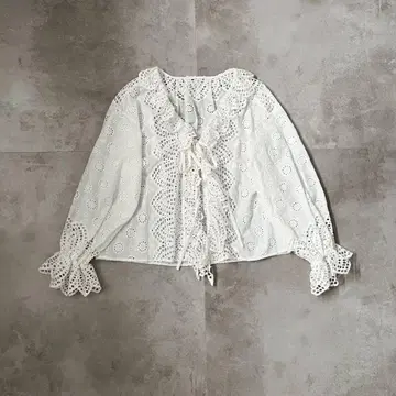 24SS CADUNE 카듀네 레이스 프릴 가디건