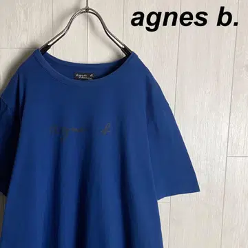 agnes b. 에네스베 프론트 로고 반팔 티셔츠 3사이즈