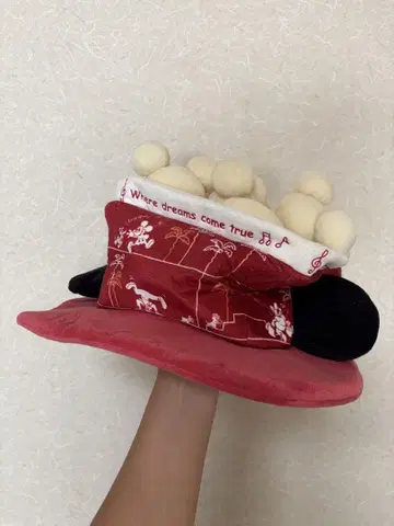 디즈니 팝콘 모자