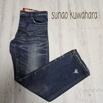 sunao kuwahara 데미지 스트레이트 데님