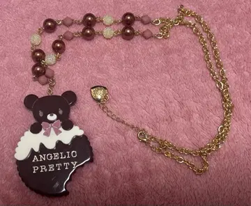 Angelic Pretty 진저 곰 비스킷 목걸이