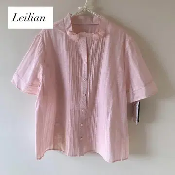 택 포함 새상품 레리안 17+ 반팔 핀턱 블라우스