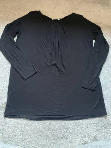 질 샌더 블랙 긴팔 튜닉 실크 혼방