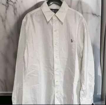 Ralph Lauren 화이트 버튼 다운 셔츠 L
