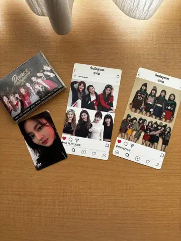 TWICE 인스타그램풍 사진 카드 세트 스티커 메모