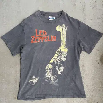 80s LED ZEPPELIN Hanes 티셔츠 M 빈티지