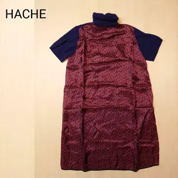 hache 원피스 니트 캐시미어 혼방 이탈리아제 아쉬 반팔