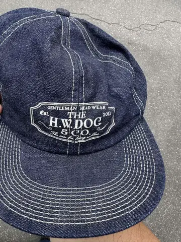 HW dog &co 도그 트래커 캡 데님 새상품 사이즈 38