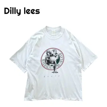 Dillylees 호주산 ~90년대 코알라 프린트 티셔츠 싱글