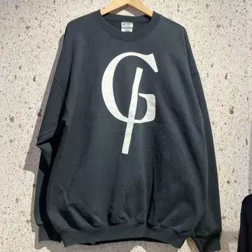 GBP 크루넥 맨투맨 스노우보드 블랙 속기모