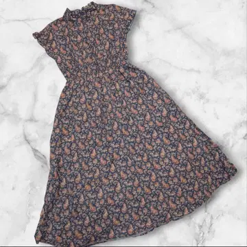 로라 애슐리 LAURA ASHLEY 페이즐리 무늬 원피스