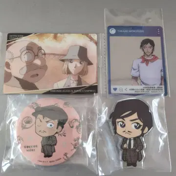 명탐정 코난 세가 럭키 쿠지 아크릴 블록 캔뱃지 모리 코고로