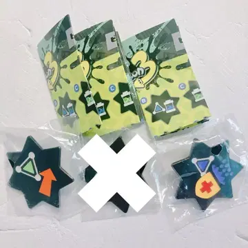 Splatoon 스프라툰 기어 파워 조각 핀 배지 가챠 3개