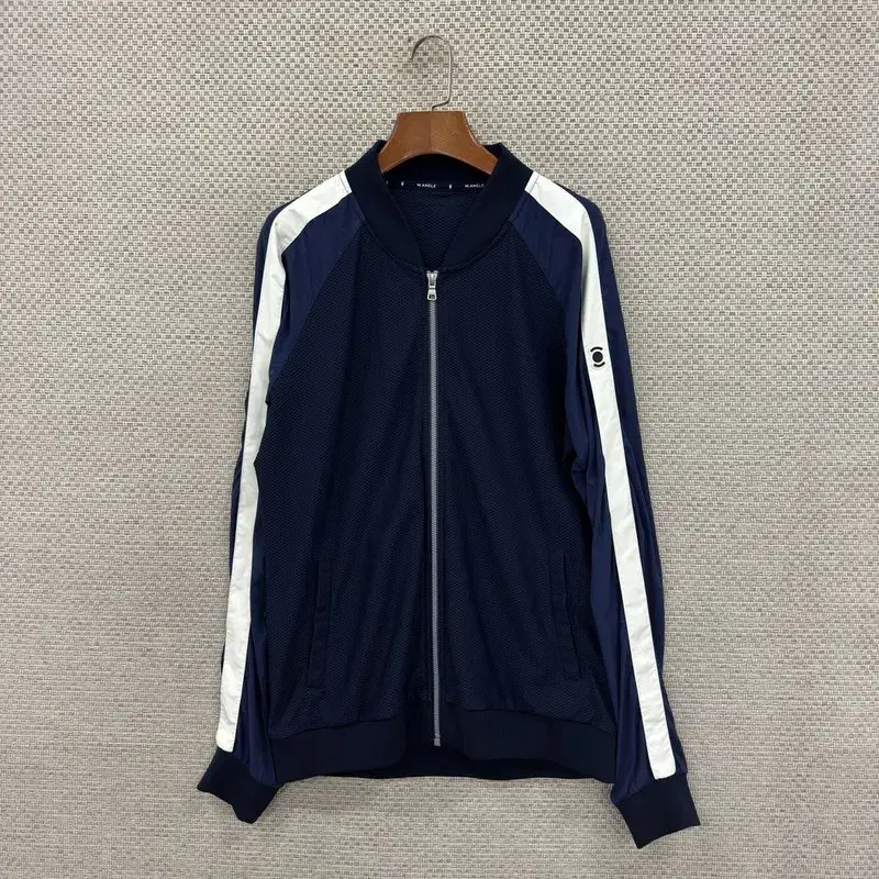 W.ANGLE ゴルフウェア W.ANGLE | 와이드앵글 W.angle Golf Navy Summer Cool Zip-Up